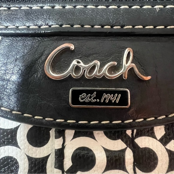 Coach Y2k OP Art Signature Penelope Leather Shoulder Handbag Pocketbook - Picture 2 of 16